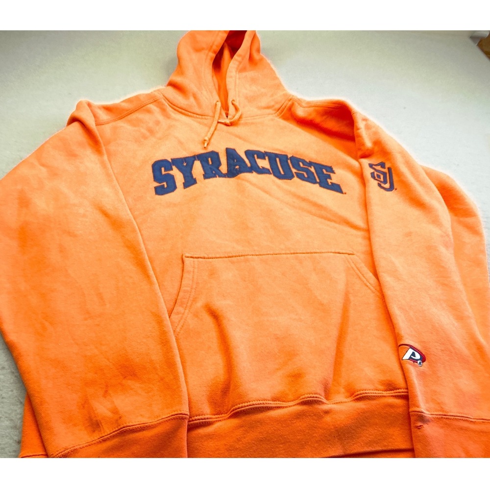 Pro Player Vintage Syracuse Hoodie Sweatshirt‎ Orange Blue Large NCAA College